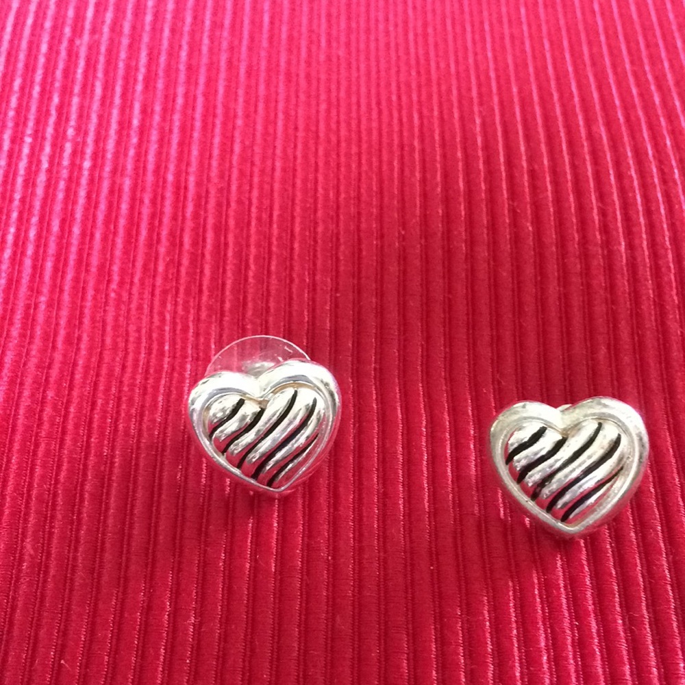 Earrings in silver color